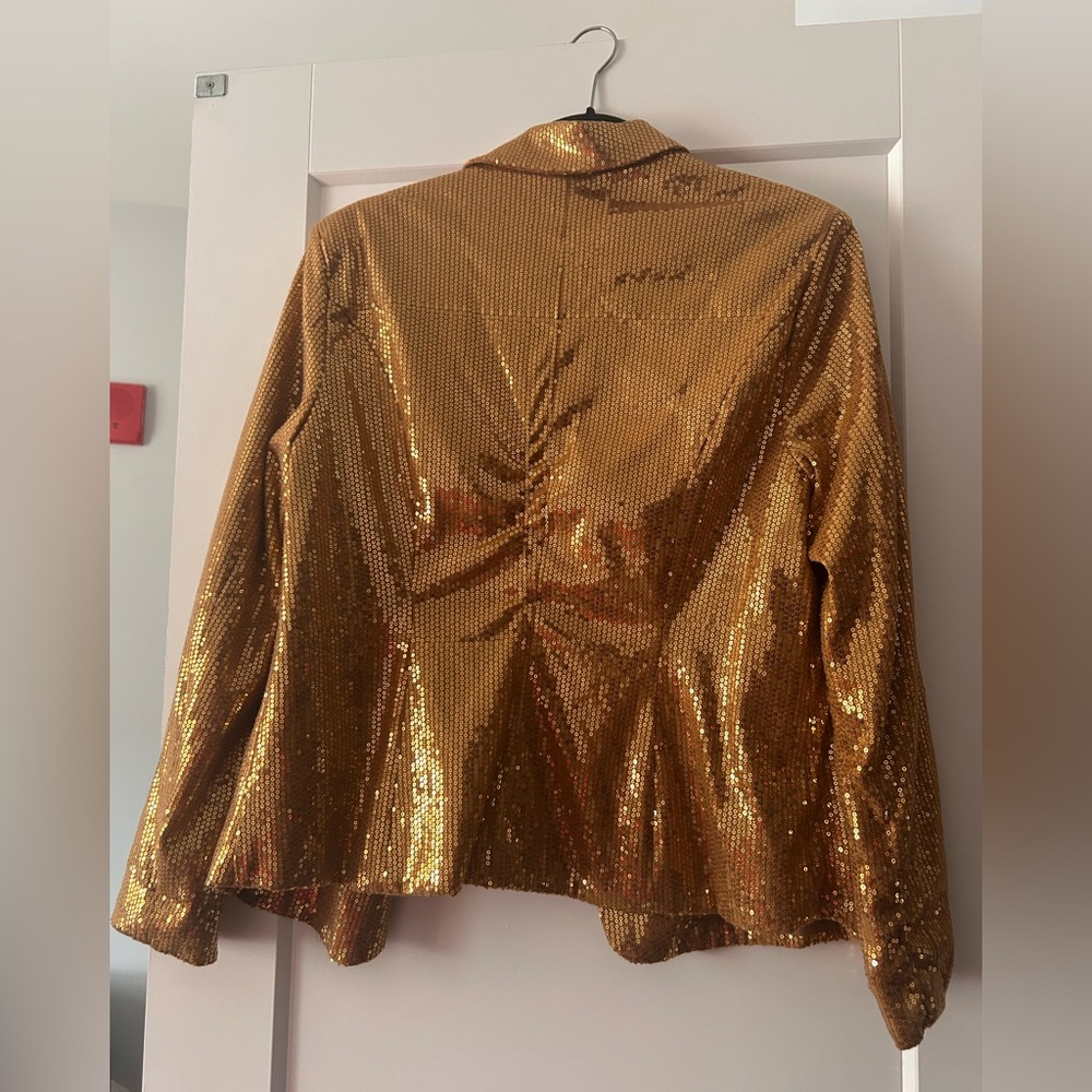 Gold Sequin Women's Jacket